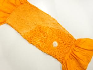 正絹　絞り　帯揚げ